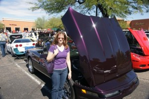 JoJo and Purple Corvette