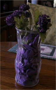 Purple Balloon Vase