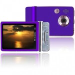 purple camera