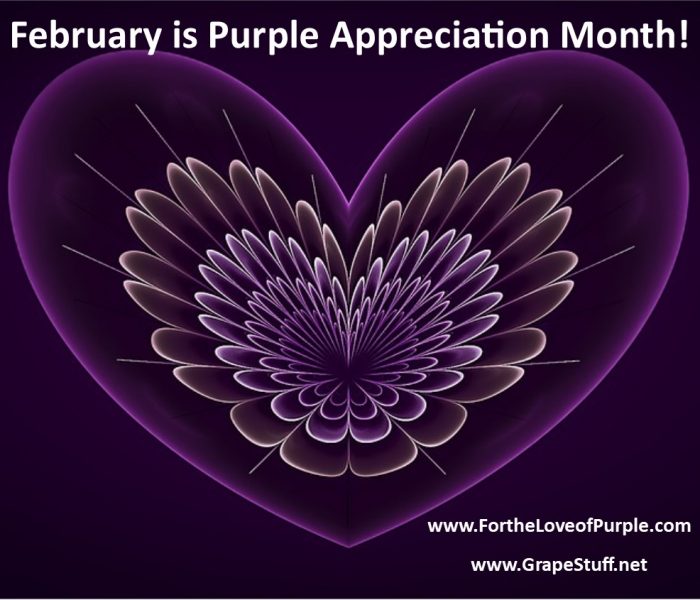 February Was Purple Appreciation Month